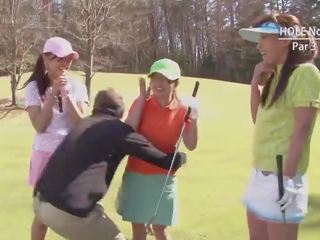 Erika Hiramatsu Takes Two Clubs immediately following Golf -Uncensored JAV-