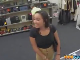 Beguiling College young female Flashes Her Tits In Public In A Pawn Shop