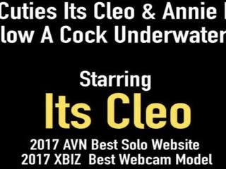 Cam Cuties its Cleo & Annie Knight Blow A member Underwater!