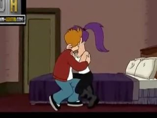 Futurama x névleges csipesz mov átsüt és leela amelynek szex