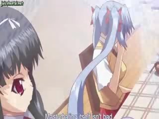 Anime seductress gets her asshole rammed