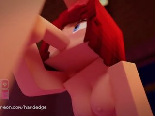 Minecraft sex Scarlett Blowjob Animation (by HardEdges)